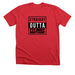 Straight outta boot camp, a Heather Red Premium Unisex Tee