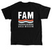 Classic FAM Gear (Full Logo), a Black Classic Unisex Tee