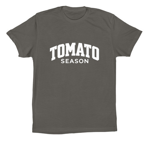 Tomato Season, a Asphalt Premium Cotton Tee