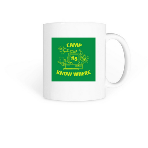 Camp Know Where, a White Coffee Mug