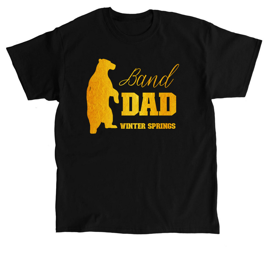 Golden Bear Band Dad T-Shirt&nbsp;, a Black Classic Unisex Tee