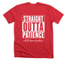 Straight Outta Patience: Indiana Legislature, a Heather Red Premium Unisex Tee