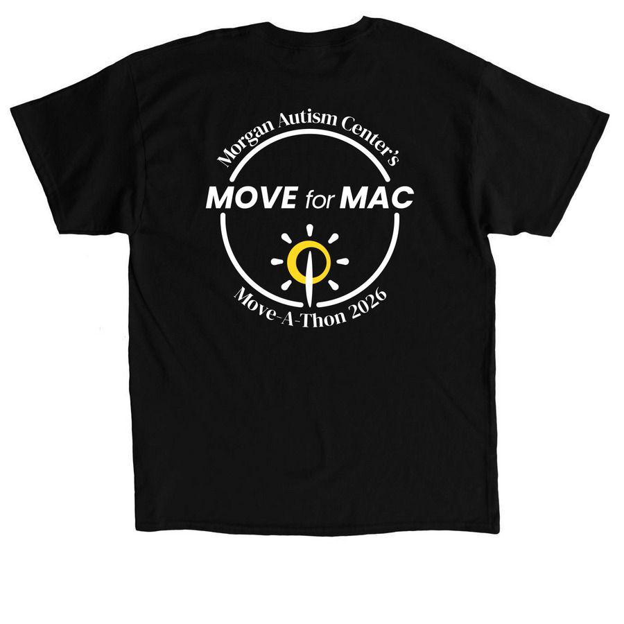 Move-for-MAC 2026 Apparel&nbsp;, a Black Classic Unisex Tee (back-view)