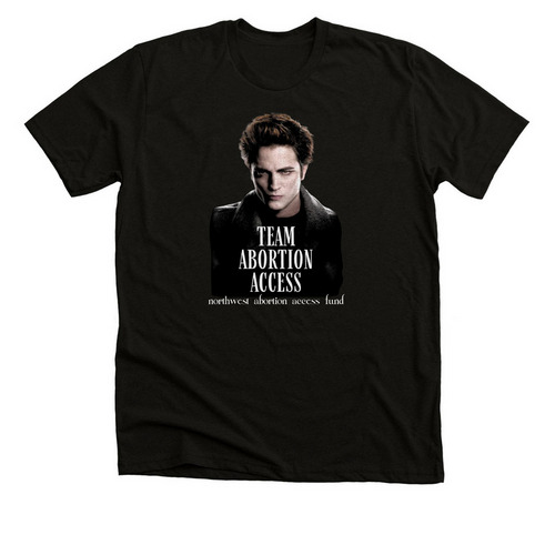 Twilight x NWAAF: Team Abortion Access, a Solid Black Blend Premium Unisex Tee
