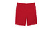 #MEAction heart fleece jogger shorts, a Red Midweight Fleece Shorts (back-view)