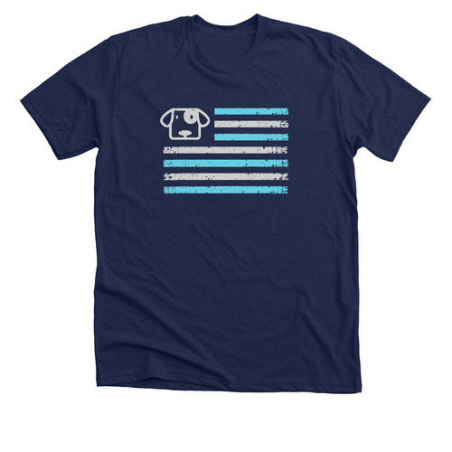 Rescue Republic, a Solid Navy Blend Premium Unisex Tee