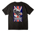 Instinct Straya, a Black Unisex Heavyweight Tee (back-view)