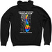 Wet Willamette Regular ZipUps/Shirts (Cotton), a Black Zip Up Hoodie (back-view)