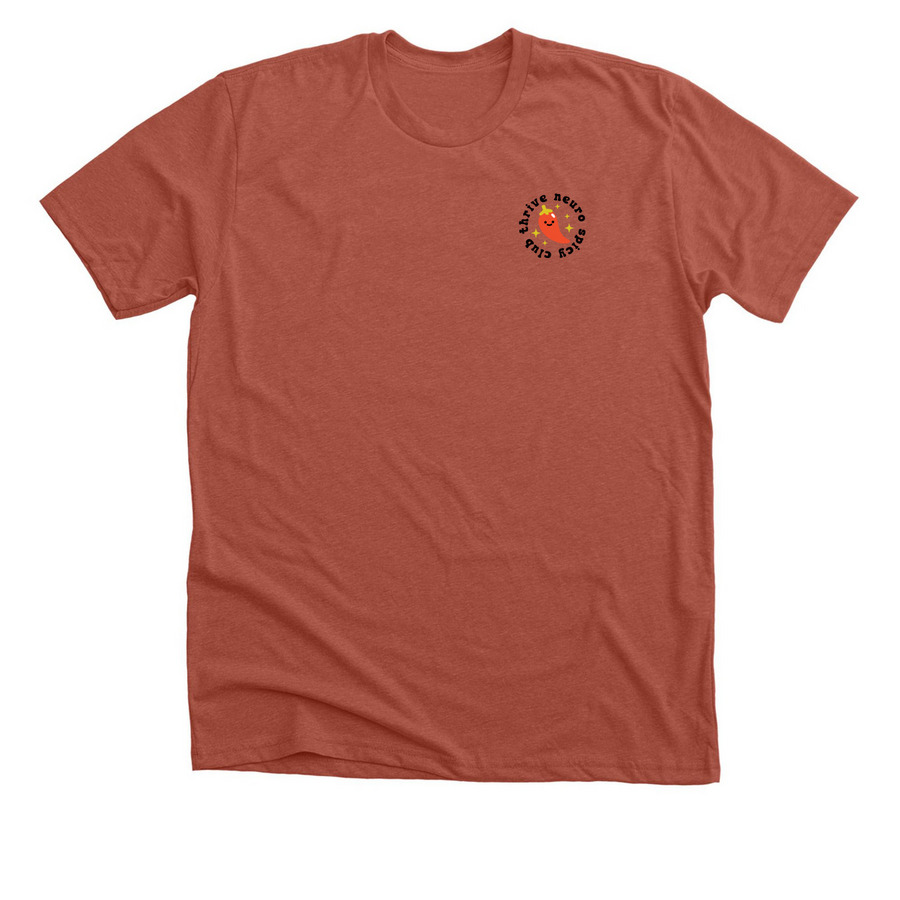 Neuro Spicy Club, a Heather Clay Premium Unisex Tee