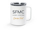 SFMC / Logo Travel Mug, a White Stainless Steel Travel Mug