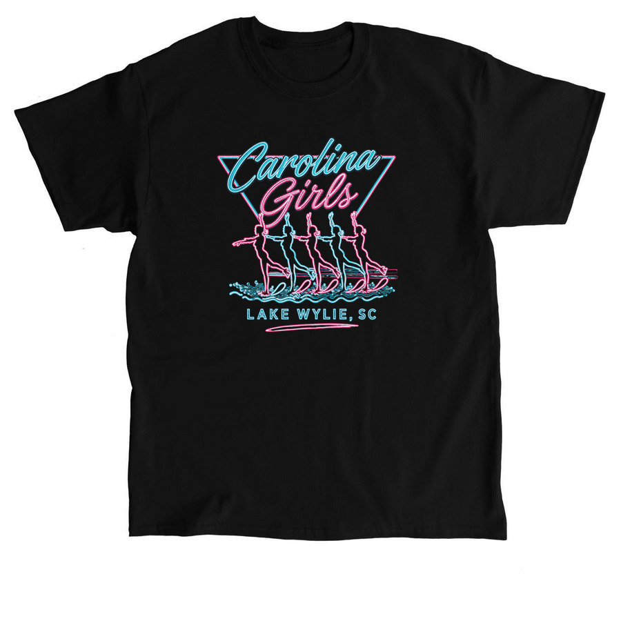 Neon Carolina Girl, a Black Classic Unisex Tee