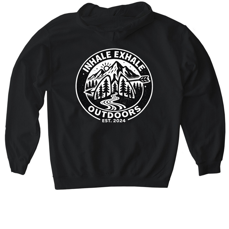 #TravisSTRONG | DC HYROX 2026&nbsp;, a Black Gildan Softstyle Pullover Hoodie (back-view)