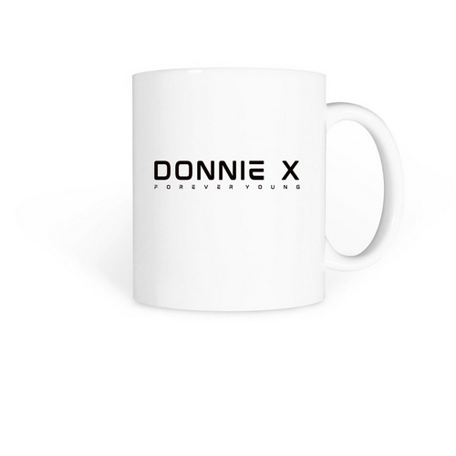 DONNIE X COFFIE CUP, a White Coffee Mug