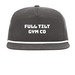Full Tilt Snapback, a Charcoal/ White Printed Umpqua Snapback Cap