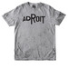 Adroit is Metal - BLACK FONT, a Smoke Comfort Colors Colorblast Tee