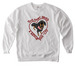 Moose Love!, a White Comfort Colors Crewneck Sweatshirt