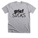GRIEF SUCKS Sweatshirt, a Athletic Heather Premium Unisex Tee