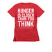 Adult T-Shirts and Sweatshirts, a Red Women's Slim Fit Tee (back-view)