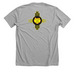 I had my ex SPAYED, a Athletic Heather Premium Unisex Tee (back-view)
