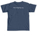 The Vintage Dog Logo White, a Midnight Comfort Colors Unisex Tee (back-view)
