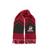 Thunder Dawgs Supporter Scarf, a Deep Red/ Black Two-Tone Gameday Scarf