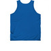 Bavajadas!, a Royal Blue Classic Unisex Tank Top (back-view)