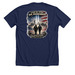 Tunnel to Towers w/ Beyond Fitness, a Solid Navy Blend Premium Unisex Tee (back-view)