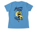 HEAVENS TO BETSY, a Carolina Blue Women's Performance Tee (back-view)