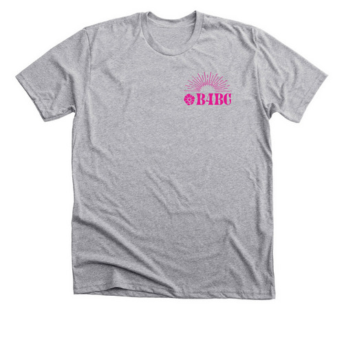 Blossom Tee Pink&nbsp;, a Athletic Heather Premium Unisex Tee