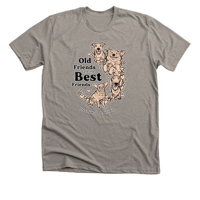 Old Friends are the Best Friends, a Heather Stone Premium Unisex Tee