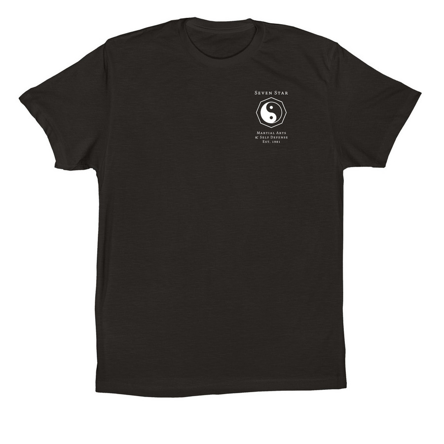 Seven Star Self Defense t-shirt, a Black Premium Cotton Tee