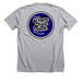 Roller Derby is for everyone! Team NY, a Athletic Heather Premium Unisex Tee (back-view)