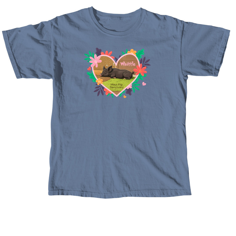 The "Whittle but Mighty"&nbsp;, a Blue Jean Comfort Colors Unisex Tee