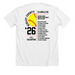 SC 10u All Stars Home Light / Red, a Solid White Blend Premium Unisex Tee (back-view)