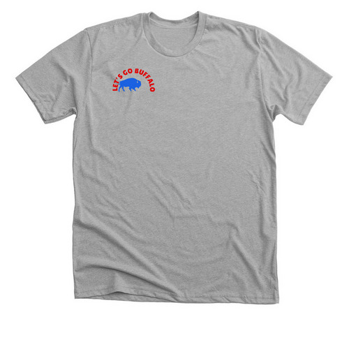 Let?s Go Buffalo, a Athletic Heather Premium Unisex Tee
