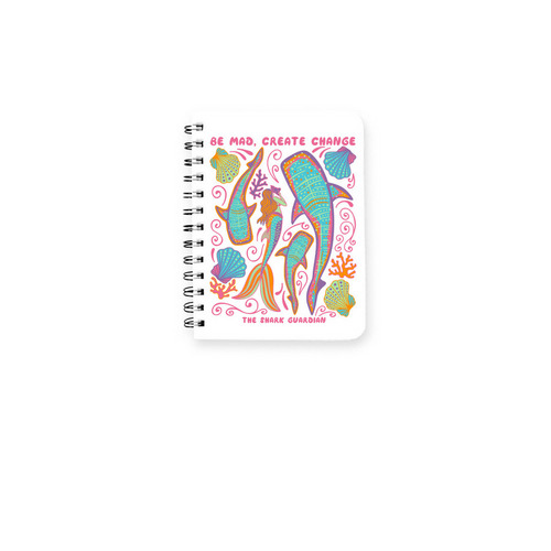 Be Mad, Create Change Notebook, a White Spiral Notebook