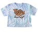 Zoom Noodle (light), a Lagoon Women's Tie Dye Cropped Tee