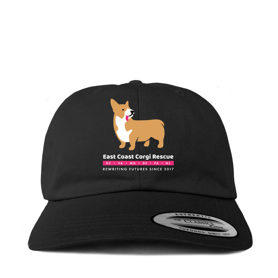 ECCR Logo Hats, a Black Printed Classic Baseball Cap