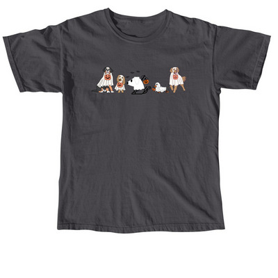 Howl-O-Ween, a Graphite Comfort Colors Unisex Tee