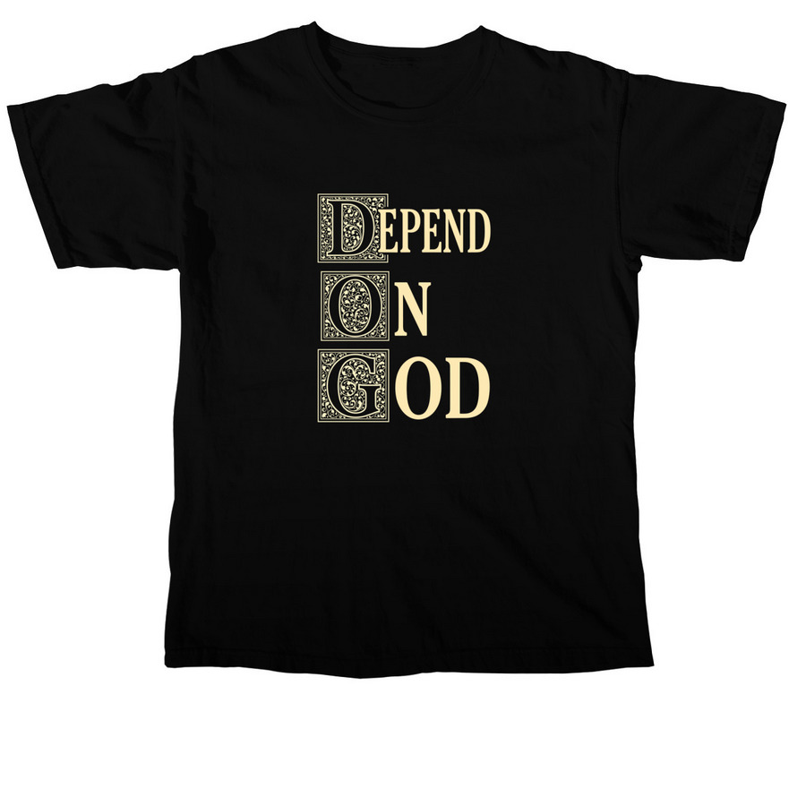 D.O.G, a Black Comfort Colors Unisex Tee