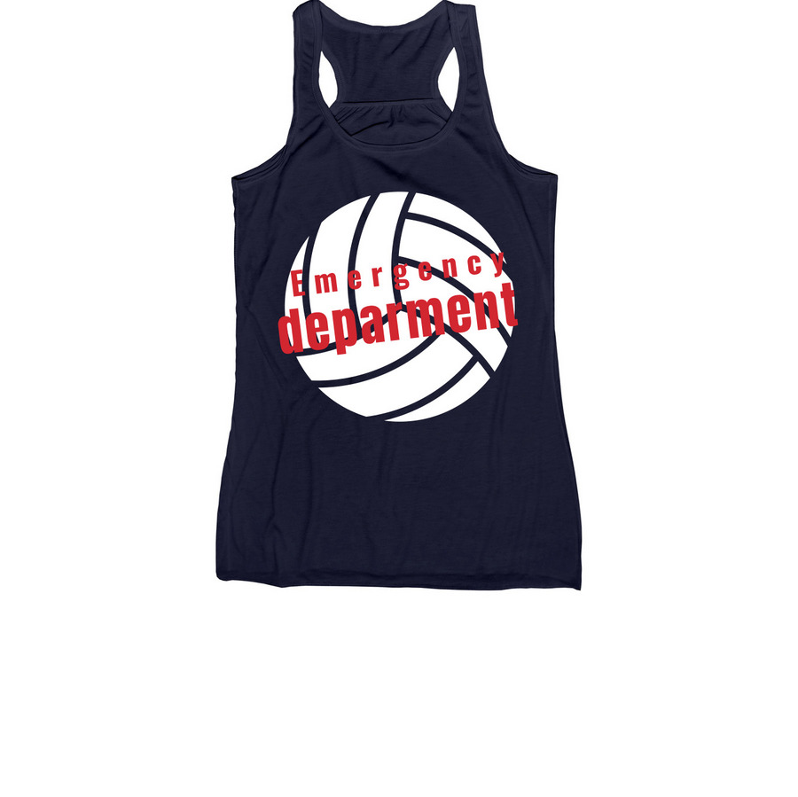 ED Summer Volleyball, a Navy Women's Racerback
