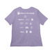 Bark n' Brewfest 2026!, a Dark Lavender Women?s Relaxed Cotton Tee (back-view)