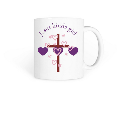 Jesus kinda girl, a White Coffee Mug