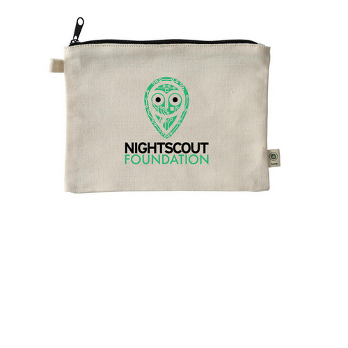 Nightscout Foundation, a Natural 9"x7" Hemp Blend Pouch