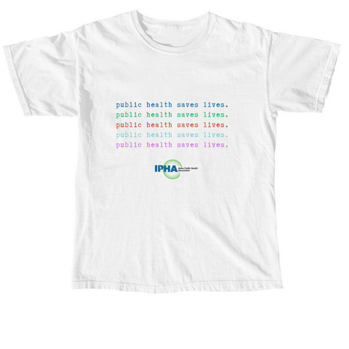 IPHA-PH saves lives, a White Comfort Colors Unisex Tee