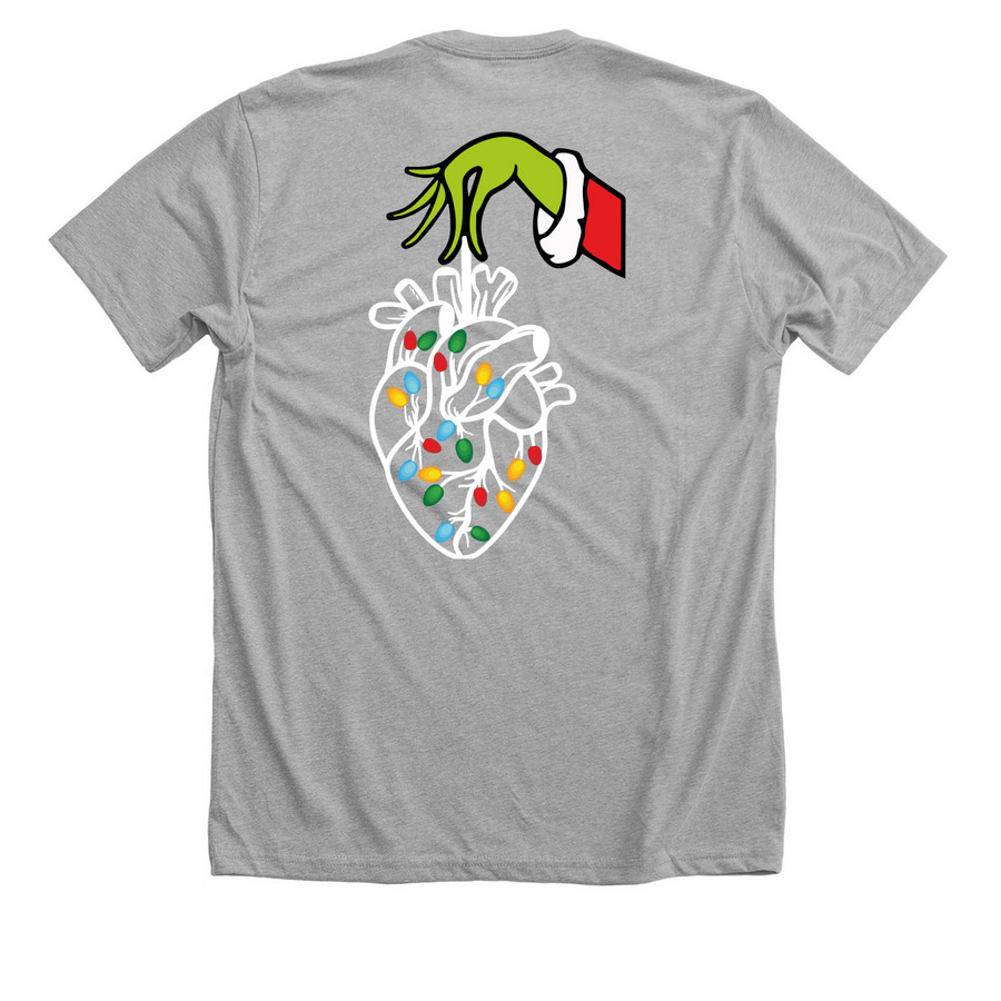 Christmas CV Shirts, a Athletic Heather Premium Unisex Tee (back-view)