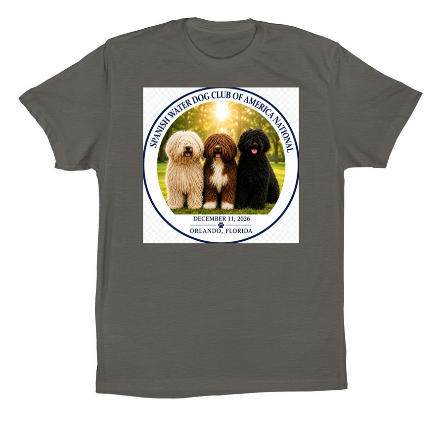 2026 T-shirts & Sweatshirts (design on front), a Asphalt Premium Cotton Tee