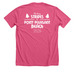Pink Pines&nbsp;, a Heather Charity Pink Premium Unisex Tee (back-view)