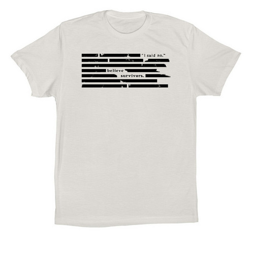 I said no., a Vintage White Premium Cotton Tee