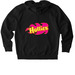 Hottie PINK Zipper Hoodie, a Black Stanley/Stella Unisex Cultivator 2.0 Zip Up Pullover Hoodie (back-view)
